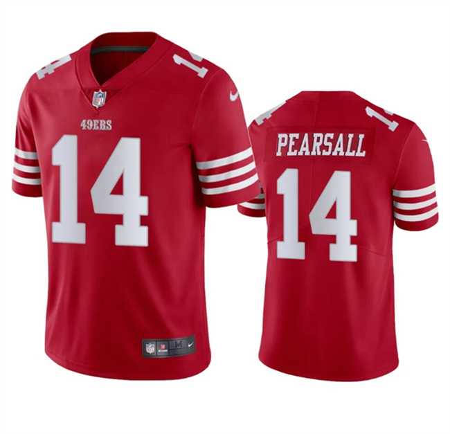 Men & Women & Youth San Francisco 49ers #14 Ricky Pearsall Red 2024 Draft Vapor Untouchable Limited Stitched Jersey